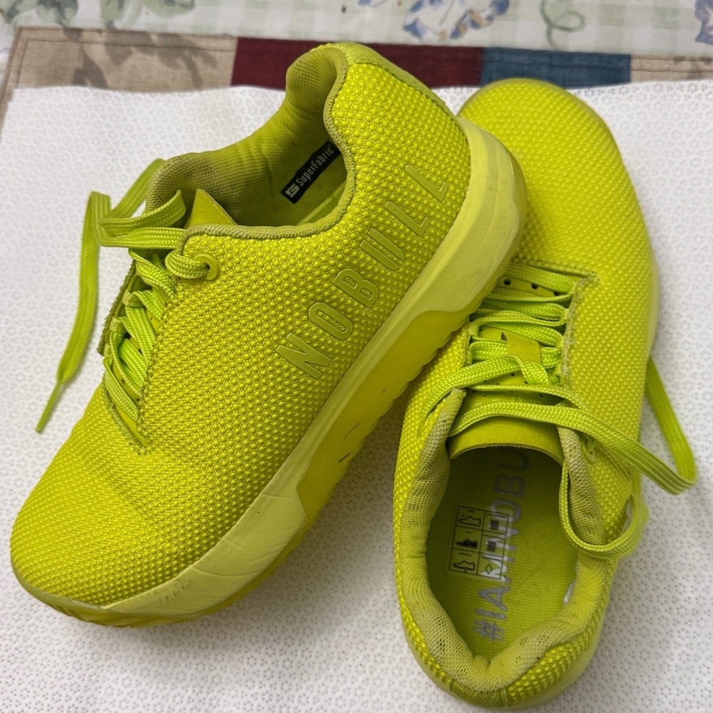 Vibrant Lime Men's Sneakers - Picture 7 of 8